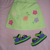 Поличка с гащички и сандалки, снимка 2 - Детски рокли и поли - 18030741