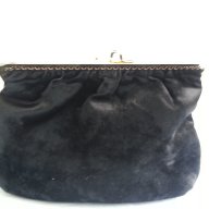   дамска чанта клъч черно кадифе, снимка 7 - Антикварни и старинни предмети - 11103141
