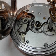 Сребърен джобен часовник OMEGA с ключ ОМЕГА 1895, снимка 17 - Джобни - 18213491