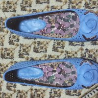 Сини пролет есен ниски обувки номер 38 10 лева, снимка 3 - Дамски ежедневни обувки - 25022479