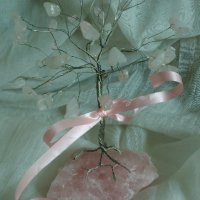 Кристални дръвчета изцяло от естествени камъни.Дървото на живота и любовта., снимка 11 - Декорация за дома - 19828944