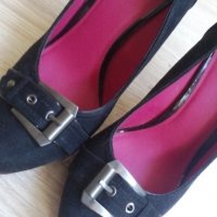 Graceland ,велурени  обувки с ток .18лв за двата чифта, снимка 8 - Други - 10535068