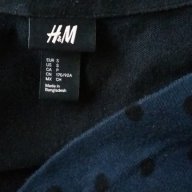 H&M - тъмносиня жилетка на точки, снимка 6 - Жилетки - 12852390