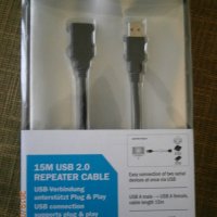 Digitus USB 2.0 Repeater Cable, 15m, снимка 2 - Кабели и адаптери - 24073939