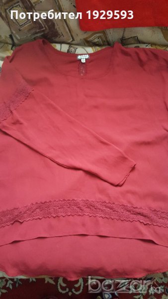 Дамска блуза цвят бордо ХL, снимка 1