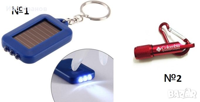 Соларен ключодържател с фенерче , ключодържател с  ключодържател с фенерче , ключодържател с фенерче, снимка 1