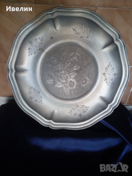 стара чиния за декорация , снимка 1