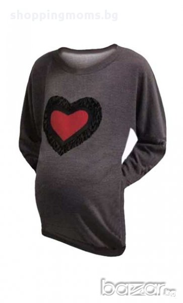 Блузон-кимоно за бременни и макси дами 0891 сърце , снимка 1