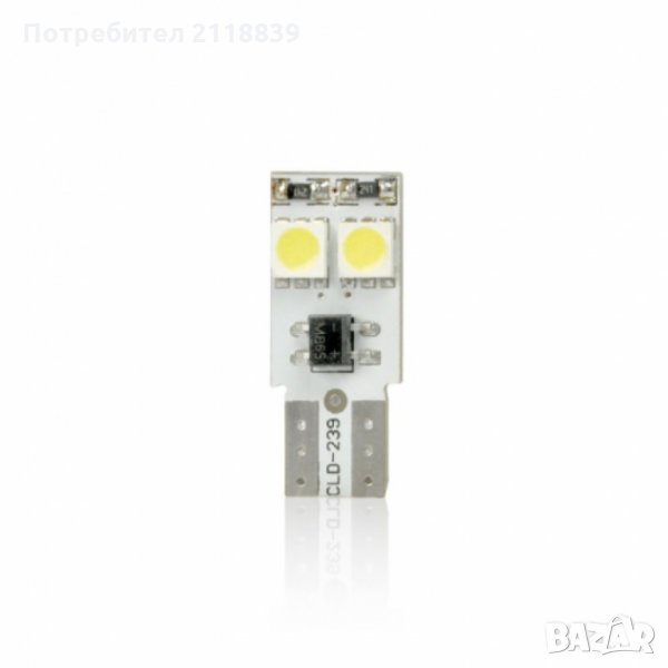 ДИОД T10 CANBUS 4 LED 5050SMD 4525 2бр., снимка 1