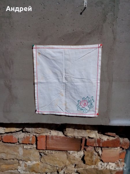 Стара бродирана покривка #15, снимка 1