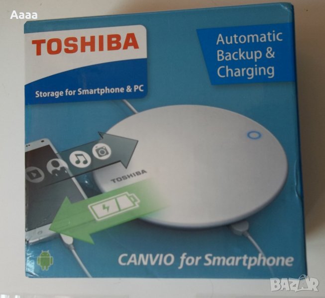 Toshiba външен HDD 2,5" 500GB Canvio for Smartphone HDWS105EW3AA външен хард диск, снимка 1