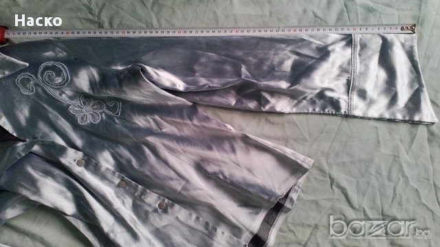 Официална сатенена риза с бродерия, снимка 10 - Ризи - 11913913