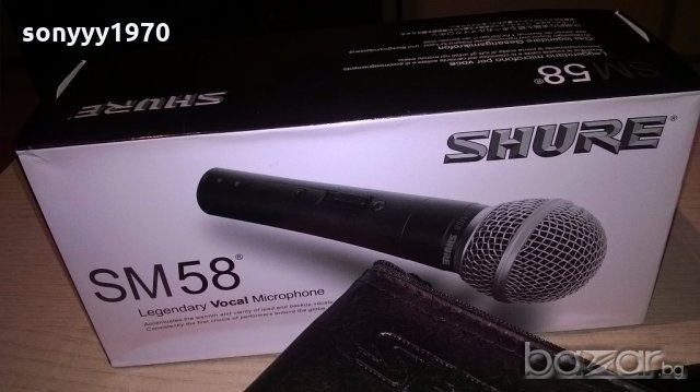 shure sm58 full complect-microphone-нов пълен комплект, снимка 12 - Микрофони - 19968160