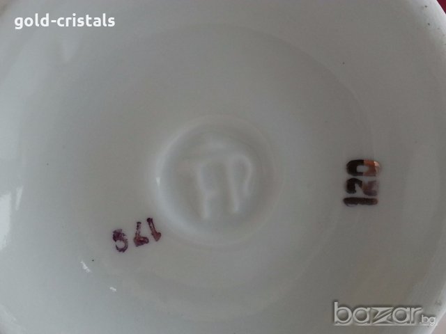  фин порцелан чаши за кафе чайник захарница латиера zajecar, снимка 17 - Антикварни и старинни предмети - 20188820