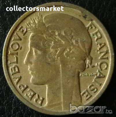 2 франка 1933, Франция, снимка 2 - Нумизматика и бонистика - 11703513