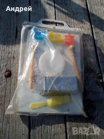 Стара детска играчка,комплект за игра, снимка 2 - Антикварни и старинни предмети - 25791167