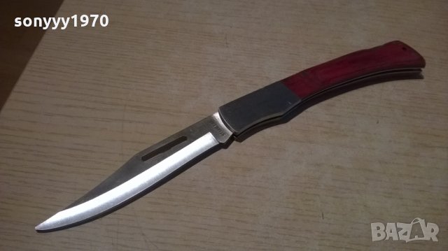 масивен сгъваем нож с предпазител-25/14см, снимка 3 - Колекции - 23386934