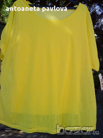 жълта блуза , снимка 1 - Туники - 15146606