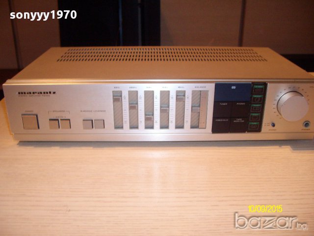 marantz pm-440-stereo amplifier made in japan-в златисто-внос швеицария, снимка 5 - Ресийвъри, усилватели, смесителни пултове - 11853759