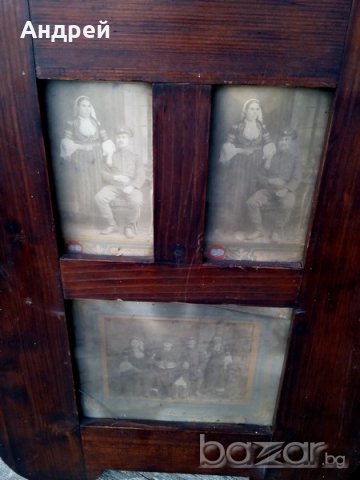 Старинна снимка,рамка Александър Владиков, снимка 2 - Антикварни и старинни предмети - 18693711