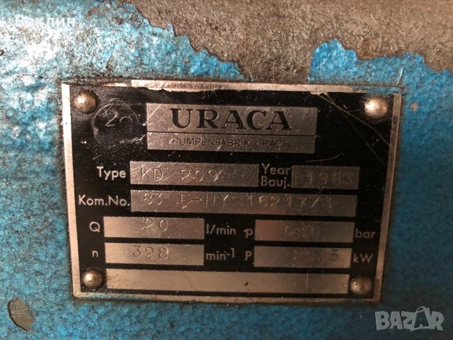 Помпа URACA, снимка 1 - Други машини и части - 25058033