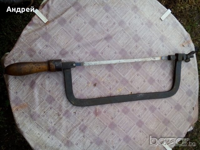 Стара ножовка, снимка 1 - Антикварни и старинни предмети - 20680573