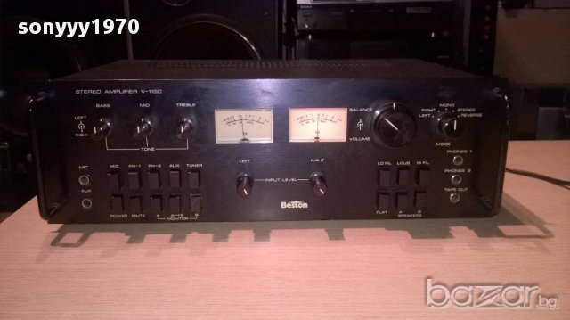 ПОРЪЧАН ЗА ITALY-Beston v-1150 stereo amplifier/330w-made in japan-внос швеицария, снимка 3 - Ресийвъри, усилватели, смесителни пултове - 15463112