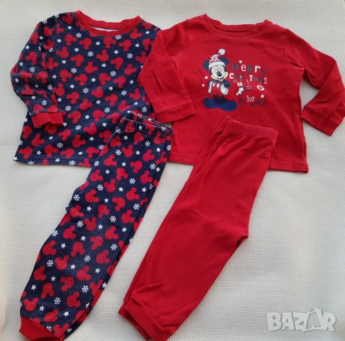 Пижама на Дисни с Мики Маус 12-18 месеца, снимка 2 - Бебешки пижами - 22661155