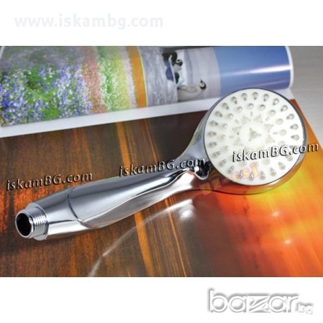 Светеща Душ Слушалка 4 Цвята - код 0145, снимка 3 - Други - 13568851