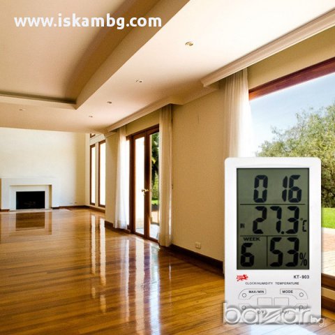 Мултифункционален часовник с температура и влагомер, снимка 10 - Други - 13299402