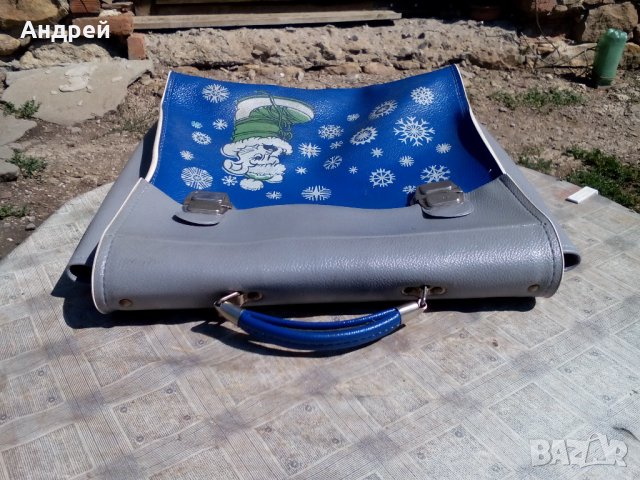 Стара ученическа чанта #4, снимка 5 - Антикварни и старинни предмети - 22667125