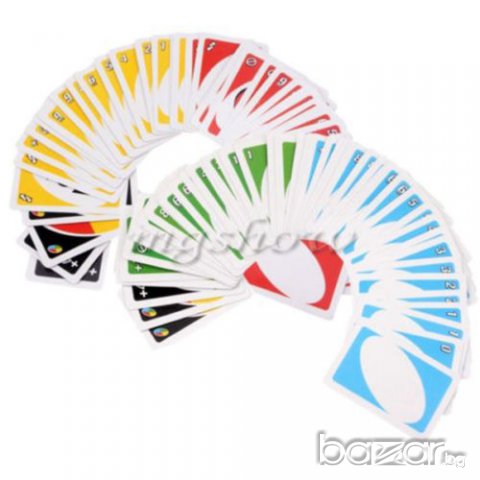 Карти Uno + Упътване на български и английски, снимка 9 - Карти за игра - 15650164