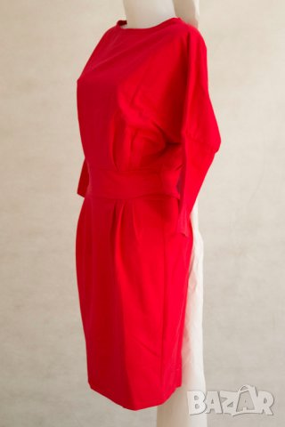 Червена памучна рокля марка Folly - EU 36, снимка 3 - Рокли - 22695385