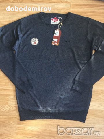 Нов мъжки пуловер Lee Cooper Crew Knit Jumper, оригинал, снимка 6 - Пуловери - 16946819