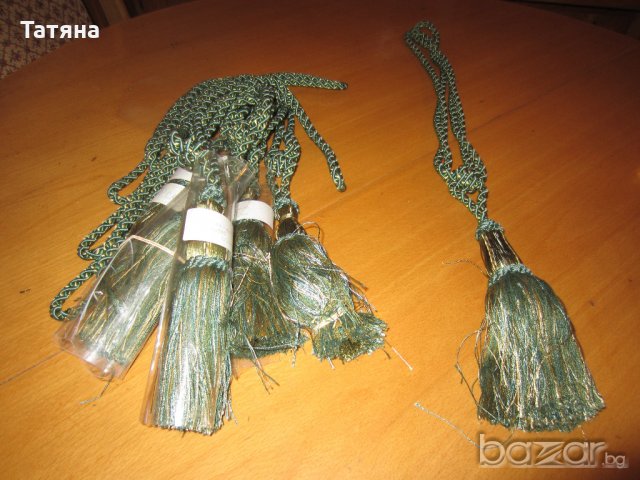 Пискюли   и шнурове   ЗА ПЕРДЕТА; ШНУР с керамика  за  АРАНЖИРАНЕ;Манекен;