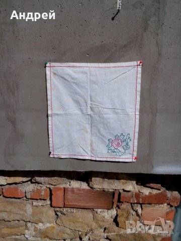 Стара бродирана покривка #15