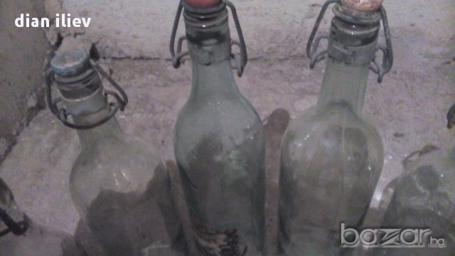 Стари Бутилки С Керамични Тапи, снимка 3 - Антикварни и старинни предмети - 13902762