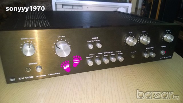 dual cv-1100 stereo amplifier-внос швеицария, снимка 10 - Ресийвъри, усилватели, смесителни пултове - 8577872