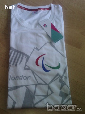 Нова тениска London Logo Paralympic, оригинал, снимка 2 - Тениски - 11119135