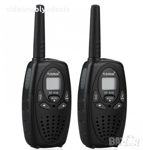 Комплект FLOUREON 8 Канално Walkie Talkie UHF400-470MHz Двупосочна Радиостанция 5 KM Interphone PMR, снимка 5 - Аудиосистеми - 26075858