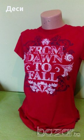 РАЗПРОДАЖБА червена блузка, снимка 2 - Тениски - 18321395