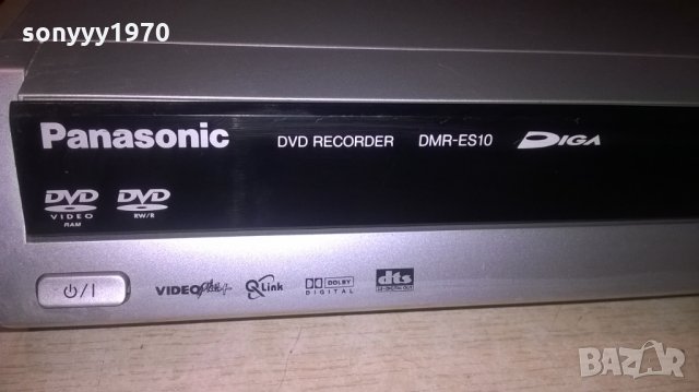 поръчано-panasonic dmr-es10 dvd recorder-за ремонт, снимка 5 - Плейъри, домашно кино, прожектори - 25113986