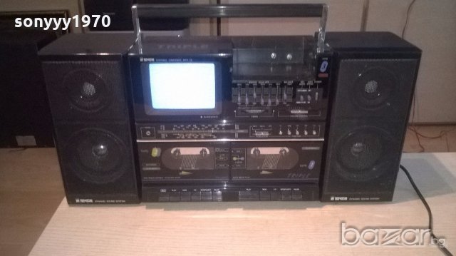 tensai rtc-8315 tv/triple cassette/tuner-внос швеицария, снимка 12 - Радиокасетофони, транзистори - 18605262