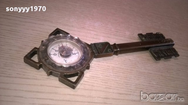 Руски-ретро термометър-метален 22х10см, снимка 13 - Антикварни и старинни предмети - 17776552
