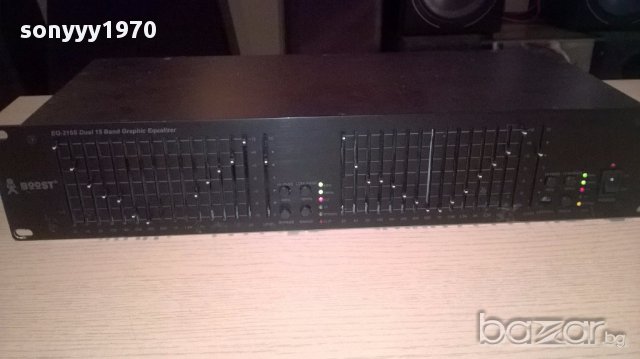 Boost eq-215s dual 15 band equalizer-внос швеицария, снимка 8 - Ресийвъри, усилватели, смесителни пултове - 12925918