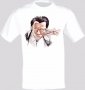 Криминале Pulp Fiction Vincent Vega John Travolta Тениска Мъжка/Дамска S до 2XL, снимка 1 - Тениски - 14568453