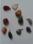 Колекция от 10 различни камъчета за висулки (може и поотделно). РАЗПРОДАЖБА, снимка 1 - Колиета, медальони, синджири - 14815423