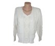 Alain Murati Collection Exclusive дамска бяла блуза пуловер, снимка 1