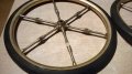 антики-ретро колела-мед/месинг с плътни гуми-внос франция, снимка 7