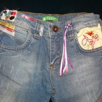 Дънки Cichlid - 8-9 години, снимка 2 - Детски панталони и дънки - 19607936